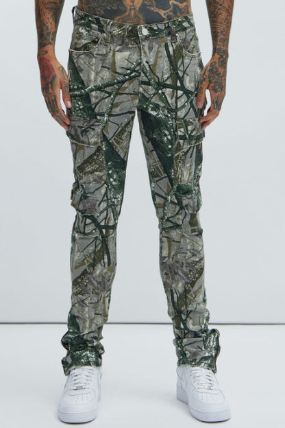 Jeans ajustados con aberturas y detalles desgastados - Image 19