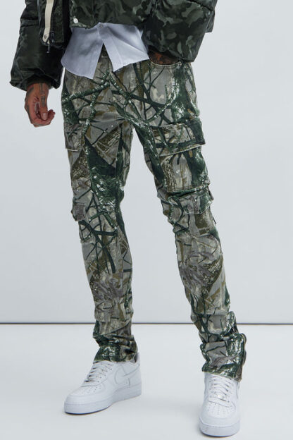 Jeans ajustados con aberturas y detalles desgastados - Image 20