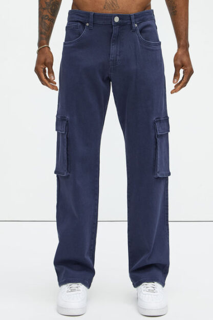 Jeans Rectos Estilo Cargo Clásico - Image 29