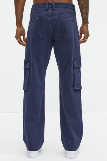 Jeans Rectos Estilo Cargo Clásico - Image 33
