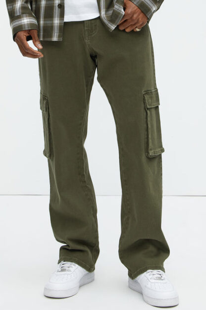 Jeans Rectos Estilo Cargo Clásico - Image 38