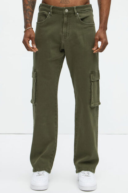Jeans Rectos Estilo Cargo Clásico - Image 40