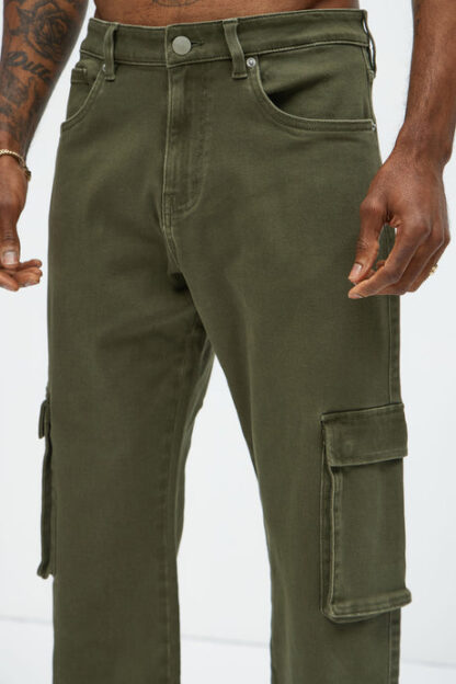 Jeans Rectos Estilo Cargo Clásico - Image 41