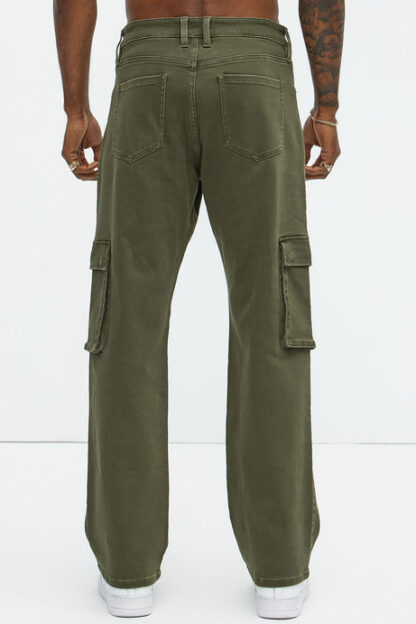 Jeans Rectos Estilo Cargo Clásico - Image 42