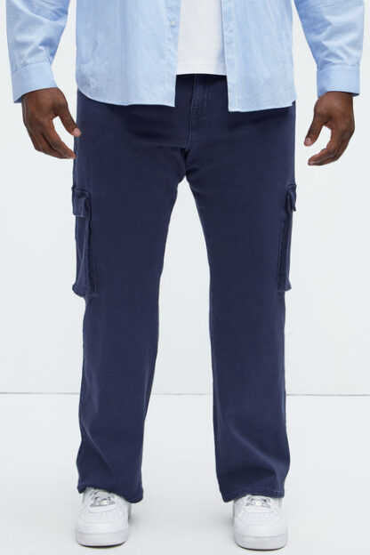 Jeans Rectos Estilo Cargo Clásico - Image 34
