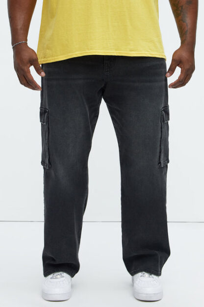 Jeans Rectos Estilo Cargo Clásico - Image 7