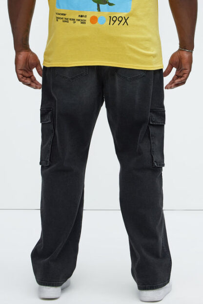 Jeans Rectos Estilo Cargo Clásico - Image 10