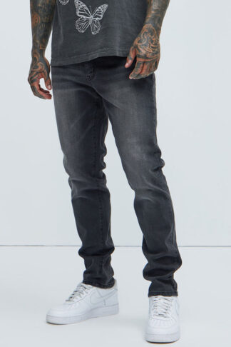 Jeans Slim Fit Estilo Cornell - Negro