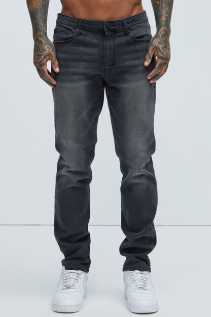 Jeans Slim Fit Estilo Cornell - Negro - Image 3
