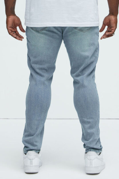 Jeans Skinny con Detalles de Desgaste - Lavado Vintage - Image 8