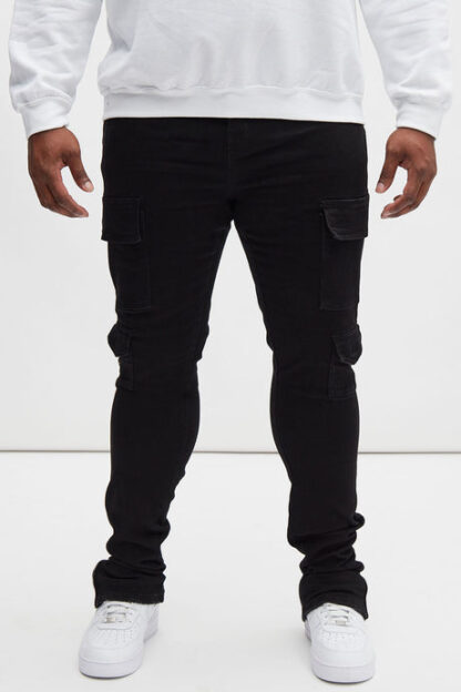 Jeans ajustados con aberturas y detalles desgastados - Image 6